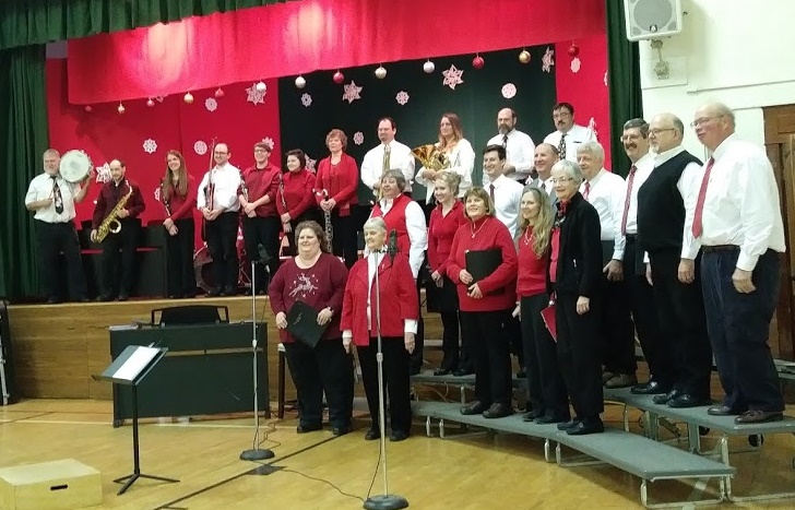 choir &amp; instruments -angled